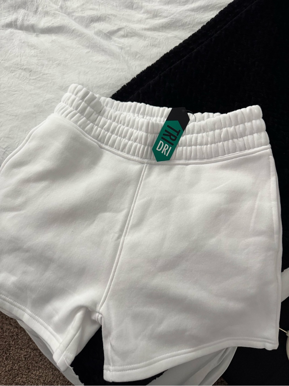 NWT - Women’s White Sweat Shorts - High quality